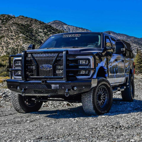 Westin 2023+ Ford F250/F350 HDX Bandit Front Bumper - Textured Black - 58-311205