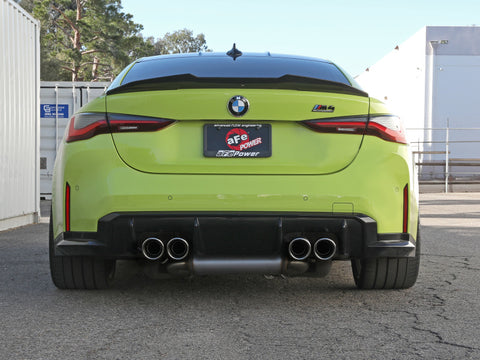 aFe MACHForce XP Exhausts Cat-Back SS 21 BMW M2 Competition L6-3.0L w/Polished Tips - 49-36351-P