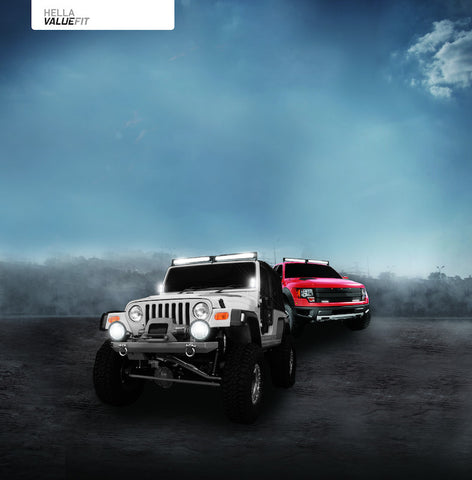 Hella Value Fit Design 11in - 60W LED Light Bar - Combo Beam - 357209001