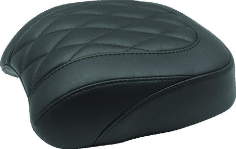 Mustang 18-21 Harley Fat Bob Standard Touring Passenger Seat Trapezoid - Black - 75888