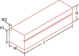 Dee Zee Universal Tool Box - Red Chest BT Alum 56In - DZ8556F