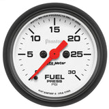 Autometer Phantom Fuel Pressure gauge 52mm 0-30 PSI Full Sweep Elec - 5760