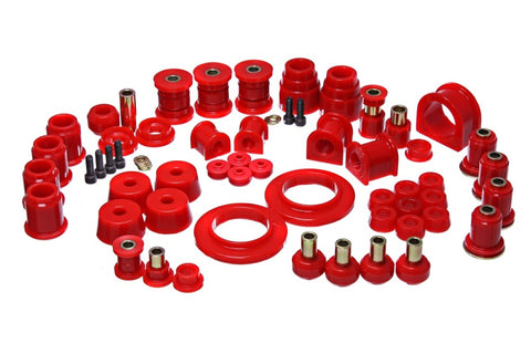 Energy Suspension 00-02 Toyota 4Runner 4WD Red Hyper-Flex Master Bushing Set - 8.18114R