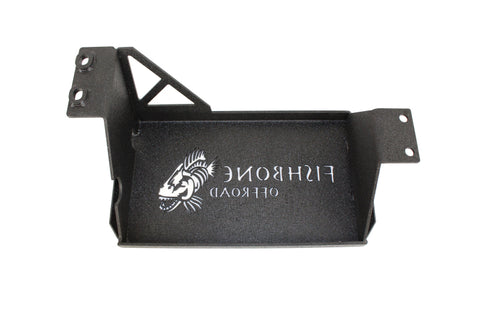 Fishbone Offroad 07-11 Jeep Wrangler JK Steel EVAP Canister Skid Plates - Black Textured Powdercoat - FB23061
