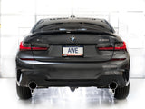 AWE Tuning 19-23 BMW 330i / 21-23 BMW 430i Base G2X Track Edition Axle-Back Exhaust - Chrome Silver - 3020-32429