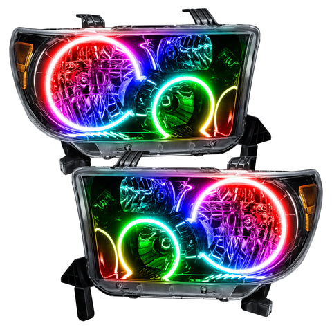 Oracle 07-11 Toyota Tundra Pre-Assembled Headlights - Black Housing - w/ BC1 Controller - 7119-335