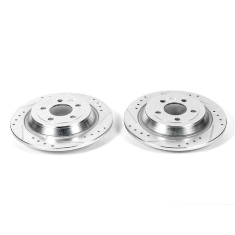 Power Stop 15-17 Ford F-150 Rear Evolution Drilled & Slotted Rotors - Pair - AR85164XPR