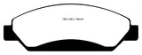 EBC 07 Cadillac Escalade 6.2 2WD Greenstuff Front Brake Pads - DP61742