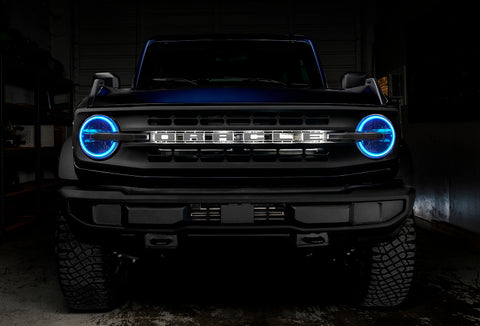 Oracle 2021 Ford Bronco DRL Upgrade w/ Halo Kit - ColorSHIFT w/ 2.0 Controller - 1468-333
