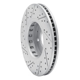 R1 16-25 Mazda Cx-5 Front Right Drilled & Slotted Geo-Carbon Rotor - 830-80076R