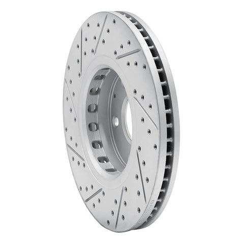 R1 16-25 Mazda Cx-5 Front Right Drilled & Slotted Geo-Carbon Rotor - 830-80076R