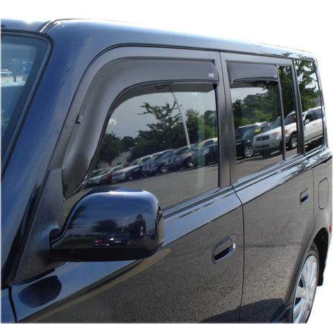 AVS 04-06 Scion XB Ventvisor In-Channel Front & Rear Window Deflectors 4pc - Smoke - 194527