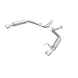 MagnaFlow Axle Back, SS, 2.5in, Competition, Dual Split Polish 4.5in Tip 2015 Ford Mustang Ecoboost - 19179