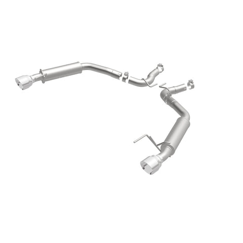 MagnaFlow Axle Back, SS, 2.5in, Competition, Dual Split Polish 4.5in Tip 2015 Ford Mustang Ecoboost - 19179