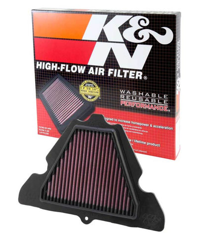 K&N 11-13 Kawasaki Z1000 1000/ ZX1000 Ninja / 11-12 Z1000 SX / 12 Versys 1000 Replacement Air Filter - KA-1111