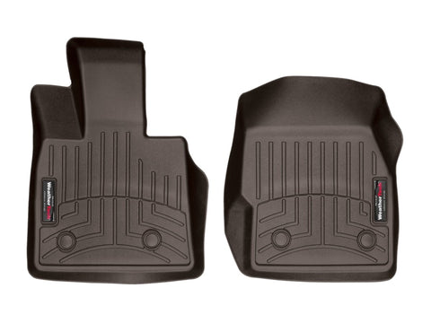 WeatherTech 2018+ Alfa Romeo Stelvio Front FloorLiner - Cocoa - 4712361