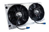 CSF Motorsport Radiator with Shroud - 14in SPAL Brushless Fans - Harnesses - 8374