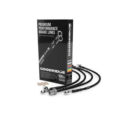 Goodridge 2016+ Ford Focus RS MK3 Phantom Stainless Steel Brake Lines - 12339BKC