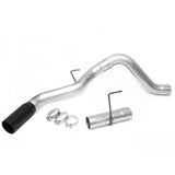 Banks Power 14-17 Ram 6.7L CCLB MCSB Monster Exhaust System - SS Single Exhaust w/ Black Tip - 49776-B
