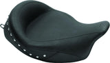 Mustang 08-21 Harley Electra Glide Std,Rd Glide,Rd King,Str Glide Touring Solo Seat w/Studs - Black - 76068