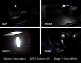 Diode Dynamics 15-19 Subaru WRX Interior Light Kit Stage 2 - Cool - White - DD0267