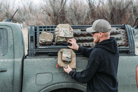 Putco Full Length TEC Molle Mounting Plate 17-21 Ford Super Duty - 58inW x 18.5inH (Fits 184200) - 185722