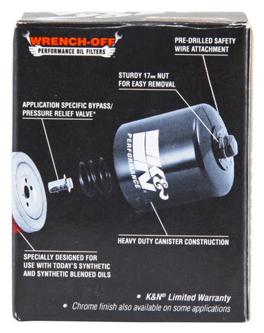 K&N Piaggio 2.156in OD x 3.063in Height Oil Filter - KN-183