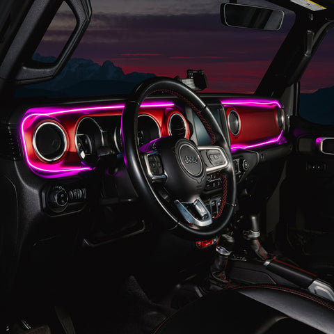 ORACLE Lighting Jeep Wrangler JL / Gladiator JT ColorSHIFT Fiber Optic LED Interior Kit - 4236-333