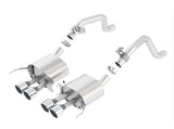 Borla 2014 Chevy Corvette C7 w/ AFM w/o NPP Atak Rear Section Exhaust Quad Rd Rl IC Tips - 11863