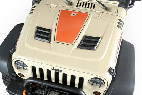 Rugged Ridge Performance Vented Hood Kit 07-18 Jeep Wrangler - 17759.02