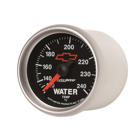 Autometer Sport-Comp II 2-1/16in 120-240 Deg Mechanical Water Temp Gauge - Bowtie Black - 3632-00406