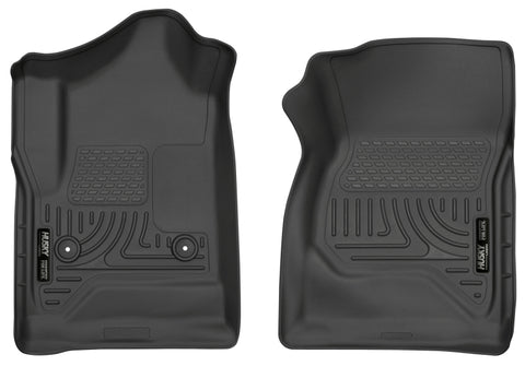 Husky Liners 14 Chevrolet Silverado/GMC Sierra 1500 Weatherbeater Black Front Floor Liners - 18241