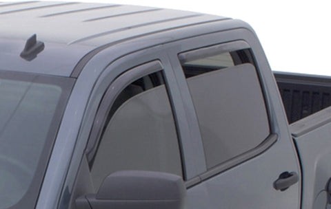AVS 15-18 Chevy Silverado 2500 Ext. Cab Ventvisor Front & Rear Window Deflectors 4pc - Smoke - 194528