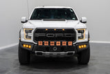 Diode Dynamics 17-20 Ford Raptor SS5 Grille CrossLink Lightbar Kit - Yellow Pro Combo - DD7338