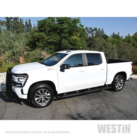 Westin 2019 Chevrolet Silverado/Sierra 1500 Crew Cab (5.5ft) R5 Modular Nerf Step Bars - Black - 28-534685