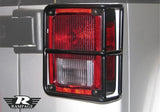 Rampage 2007-2018 Jeep Wrangler(JK) Taillight Guards - Black - 88660