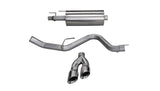 Corsa 15-20 Ford F-150 3.5L Eco (Super Crew Cab) Polished Sport Single Side Dual 4in Tips CB Exh - 14836