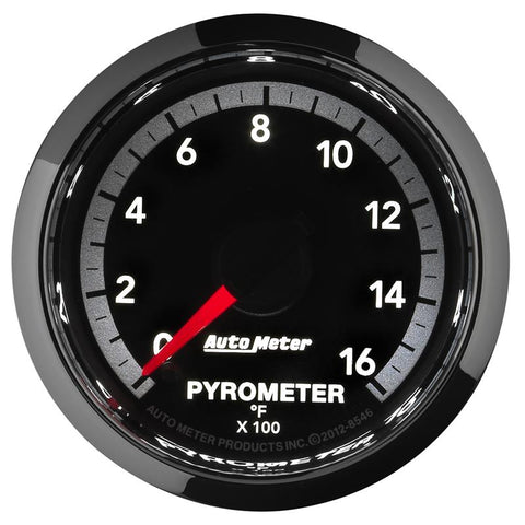 Autometer Gen4 Dodge Factory Match 52.4mm Full Sweep Electronic 0-1600 Deg F EGT/Pyrometer Gauge - 8546