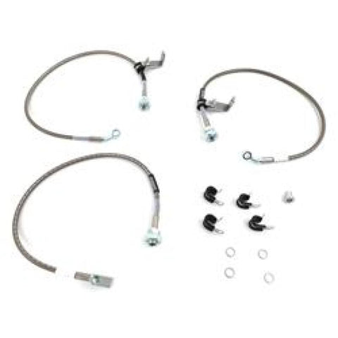Russell Performance 05-06 GM Silverado/Sierra 1500 4WD (including 06 SS) Brake Line Kit - 672490