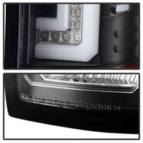 Spyder GMC Sierra 14-16 LED Tail Lights Black ALT-YD-GS14-LBLED-BK - 5080660
