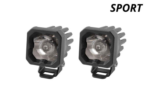 Diode Dynamics Stage Series C1 LED Pod Sport - White Spot Standard ABL (Pair) - DD6450P