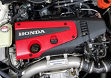 J&L 17-21 Honda Civic Type R Passenger Side Oil Separator 3.0 - Clear Anodized - 3100P-C