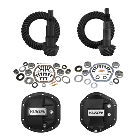 Yukon Master Overhaul Kit Stage 2 Jeep Re-Gear Kit w/Covers for Dana 30/44 4.88 Ratio 24 Spline - YGK013STG2