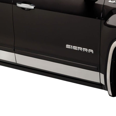 Putco 14-18 GMC Sierra LD - Crew Cab - 6.5in Bed - 10pcs Stainless Steel Rocker Panels - 9751227