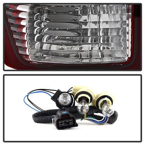 xTune Chevy Avalanche 02-06 OE Style Tail Lights Red Smoked ALT-JH-CAVA02-OE-RSM - 9030512