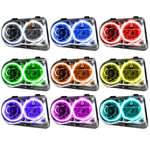 Oracle 05-10 Chrysler 300C V8 SMD HL - HID - NO BULBS - ColorSHIFT w/ RF Controller - 8186-330