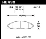 Hawk Performance Ceramic Street Brake Pads - HB439Z.555