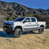 Westin 19-22 Chevrolet Silverado / GMC Sierra Crew Cab Outlaw Nerf Step Bars - Textured Black - 20-14135