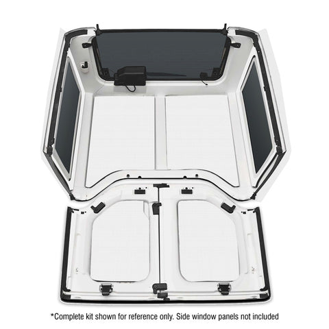 DEI 11-18 Jeep Wrangler JK 2-Door Boom Mat Headliner - 4 Piece - White - 50142