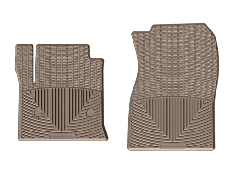 WeatherTech 14+ Chevrolet Silverado Front Rubber Mats - Tan - W308TN